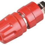 Buksna 4mm 35A/60Vdc Crvena