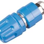 Buksna 4mm 35A/60Vdc Plava