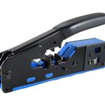 Klešta krimp za RJ45 prolazne, sečenje-blankiranje HT718