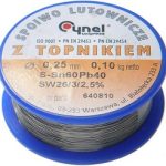 Tinol žica 0.25mm Sn60Pb40 100gr Cynel