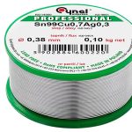 Tinol zica 0.7mm bezolovni Sn99Cu07Ag03 250gr Cynel