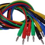 Kabl laboratorijski 2x Banana 4mm M L-1m Zeleni