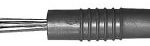 Banana 4mm Crna Schnepp