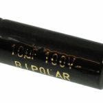 Elektrolitski Bipolarni kondenzator THT 3,3uF 100V 10x30mm 20% Aksijalni FTcap