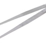 Pinceta metalna ravna L-180mm vrh-3.5mm