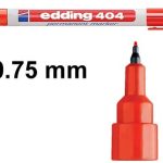 Flomaster Permanentmarker 0.75mm Crveni, Edding