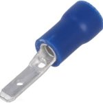 Papucica muska izolovana plava 2.8mm za kabl do 2.5mm2