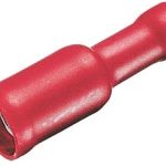 Izolovana papučica Metak za 1.5mm2 Crvena Ženska