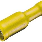 Izolovana papučica Metak za 6.0mm2 Žuta Ženska