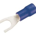 Viljuškasta plava izolovana papučica 1.5-2.5mm2/M3