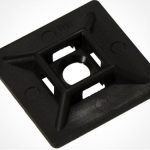 Nosac kablova pricvrscenje srafom za vezicu D-4.8mm ABS crni