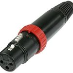 Neutrik XLR zenski 3-pin sa prekidacem