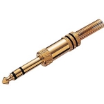 6.3mm Muški Stereo za kabl 6mm pozlaćeni