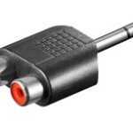 Adapter 2 x Činč Ženski na 6.3 Stereo Muški