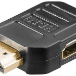 HDMI adapter M/F ugaoni <270° (levi)