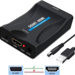 Adapter HDMI na Scart F/F sa kablom USB Am/5.5-2.1