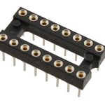 IC Podnožje 16 pina širine 7.62mm pozlaćeni kontakti