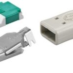 USB 2.0 muški za kabal (montaža bez alata)