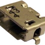 USB AB Micro 5 pina Ženski za print montažu pod uglom
