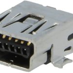 Molex Mini USB B za PCB SMD 5pin pozlacen