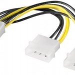 Adapter kabal PCI-E/PCI Express 2x4(3)pina/8pin zenski