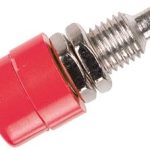 Buksna 4mm 32A/60Vdc Crvena