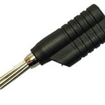 Banana 4mm 30A Crna