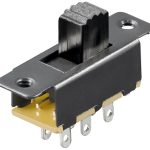 Klizni prekidač DPDT 100mA/250V 6 pina