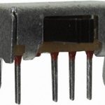 Prekidac C&K klizni On-On-On SP3T 12V/0.1A ugaoni PCB