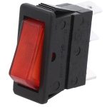 Prekidač 16A/250V SPST 11x30mm On-Off Crveni 250Vac