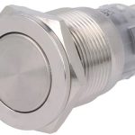 Anti vandal taster SPDT 0.5A/230Vac IP67 nikl fi-19