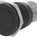 Anti vandal taster SPDT 0.5A/230Vac IP67 crni fi-19