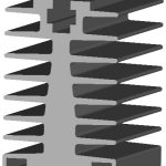Hladnjak 40x59.5x100 za diode i tiristore sa navojem M6-M8