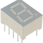 LED displej 7-segmentni Katoda 9,9mm 1 karakter Crveni karakter 4,7-16mcd Kingbright