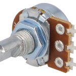Potenciometar jednoobrtni 220K 125mW 20% 6mm Lin Mono SR Passives Osovina D