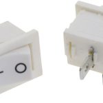 Prekidac Rocker On-Off 3A/250V beli