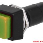 Taster Zeleni Kvadratno dugme; 1A/250V; fi-12
